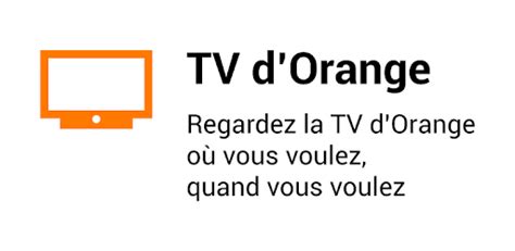 tv en direct gratuit orange